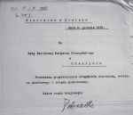 Pismo przewodnie przyrzeczenia uznania władzy RNKC przez urzędników Starostwa Bielskiego